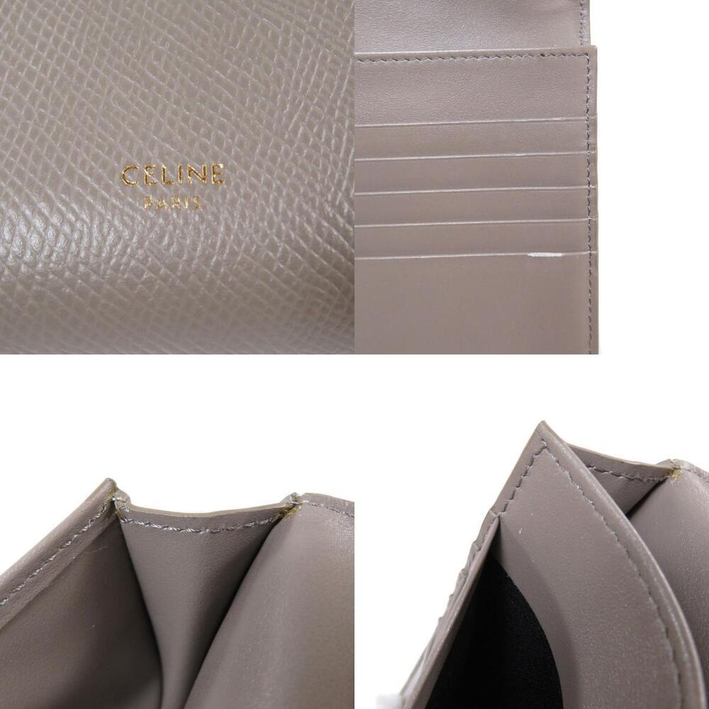 Celine Calfskin Wallet Bifold Strap Leather - Picture 7 of 8